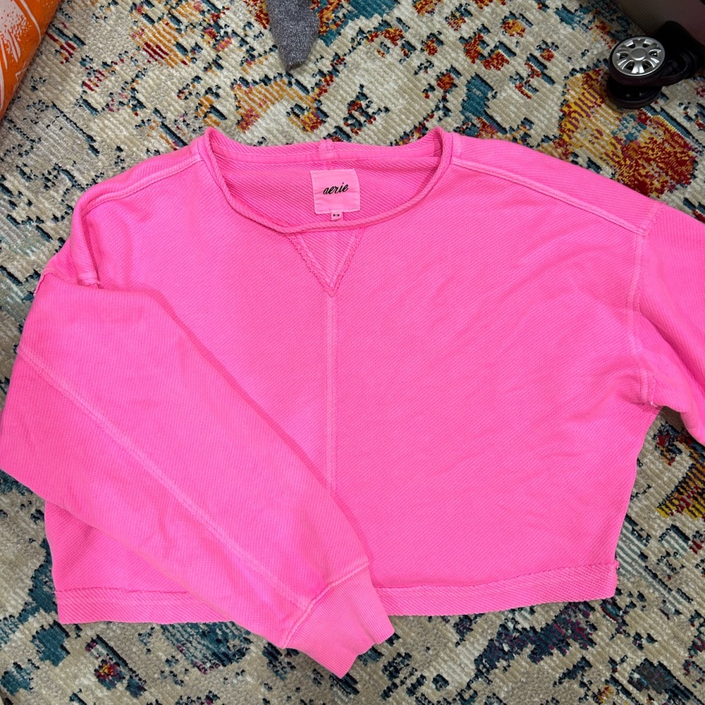 Aerie cropped hoodie